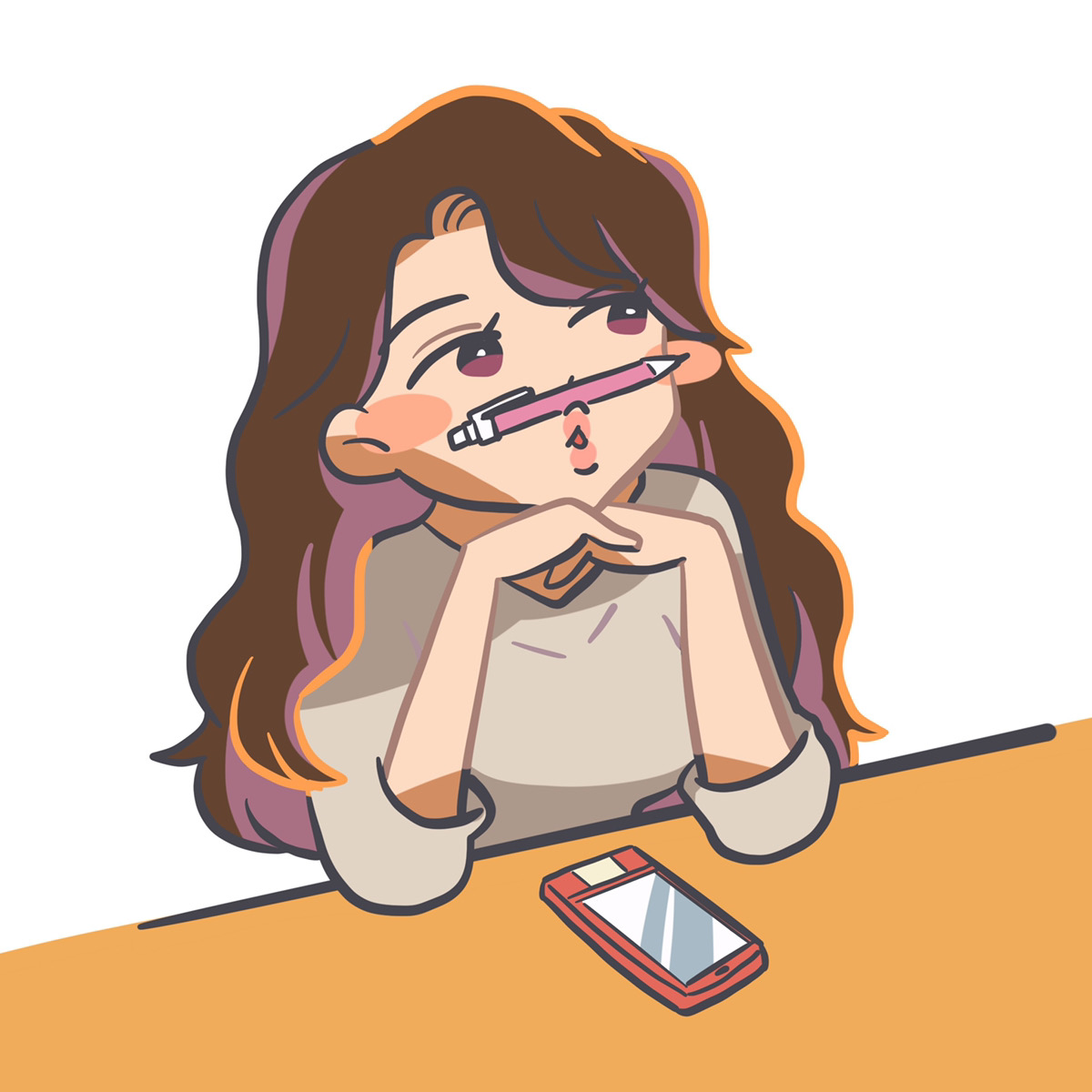 悩める人